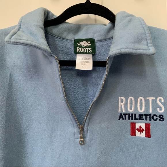 Vintage Roots 1/4 Zip-Up Sweater - Size Large - Picture 4 of 6